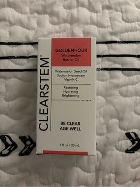 NEW Clearstem Goldenhour Watermelon Barrier Oil